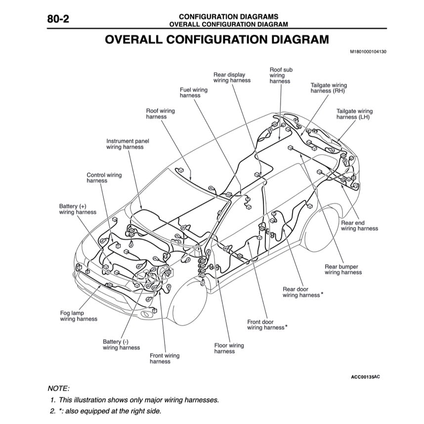 MITSUBISHI OUTLANDER III GF (2013-2018) SERVICE WORKSHOP MANUAL - Image 10