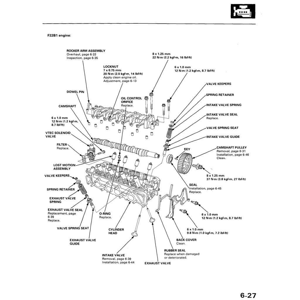 HONDA ACCORD 5 CD (1993-1997) SERVICE WORKSHOP MANUAL - Image 6