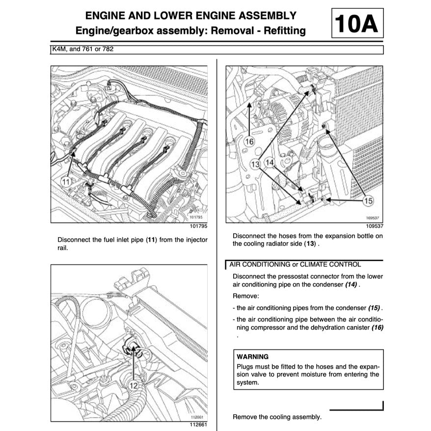 RENAULT SCENIC II J84 (2003-2009) SERVICE WORKSHOP MANUAL - Image 4