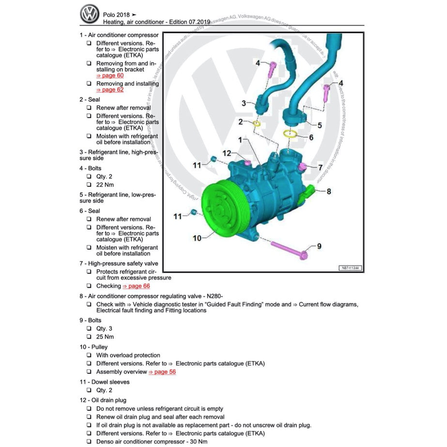 VW POLO MK6 AW (2018+) SERVICE WORKSHOP MANUAL - Image 5
