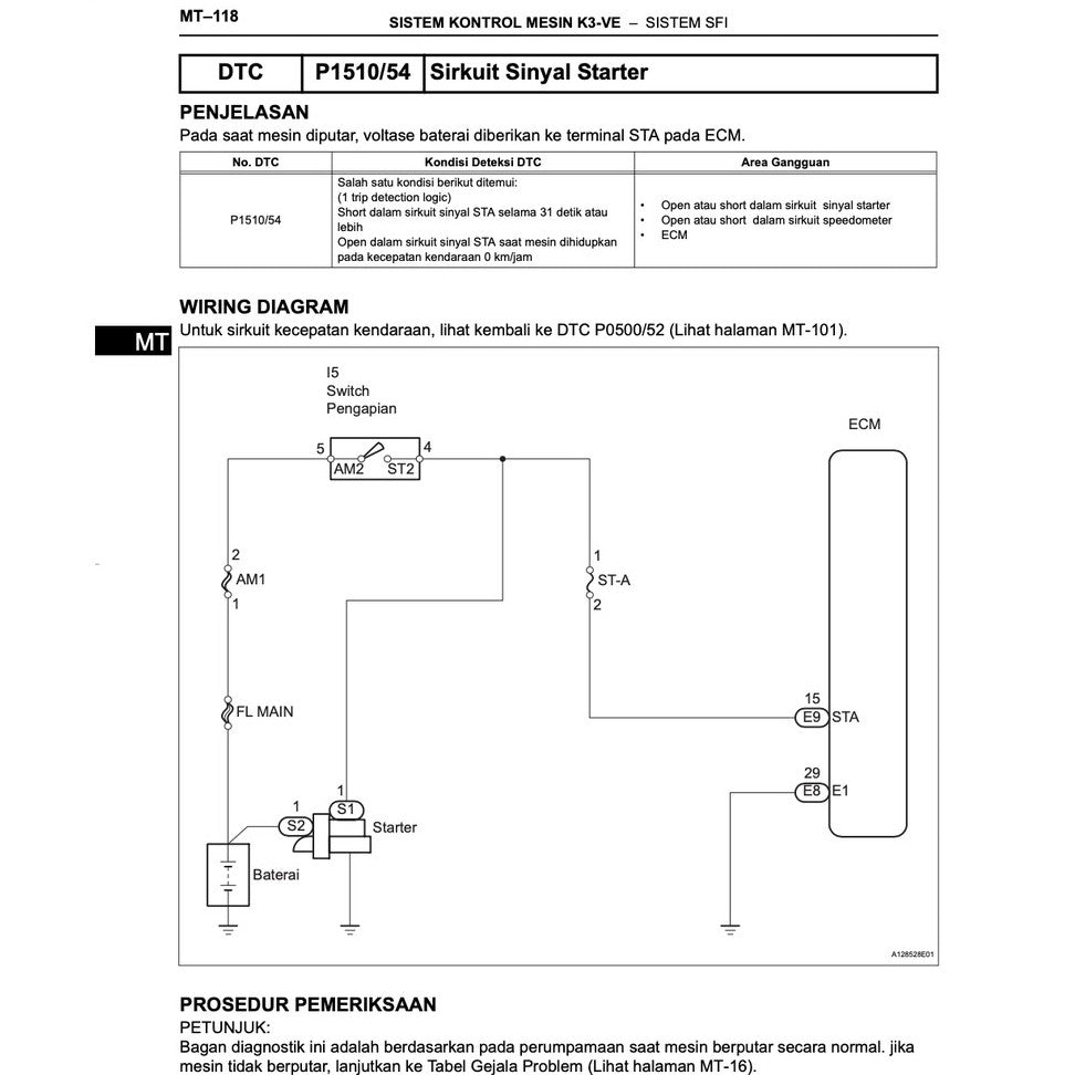 TOYOTA AVANZA F601/651 K3-VE (2004-2015) ENGINE SERVICE WORKSHOP MANUAL - BAHASA (INDO) VERSION - Image 9