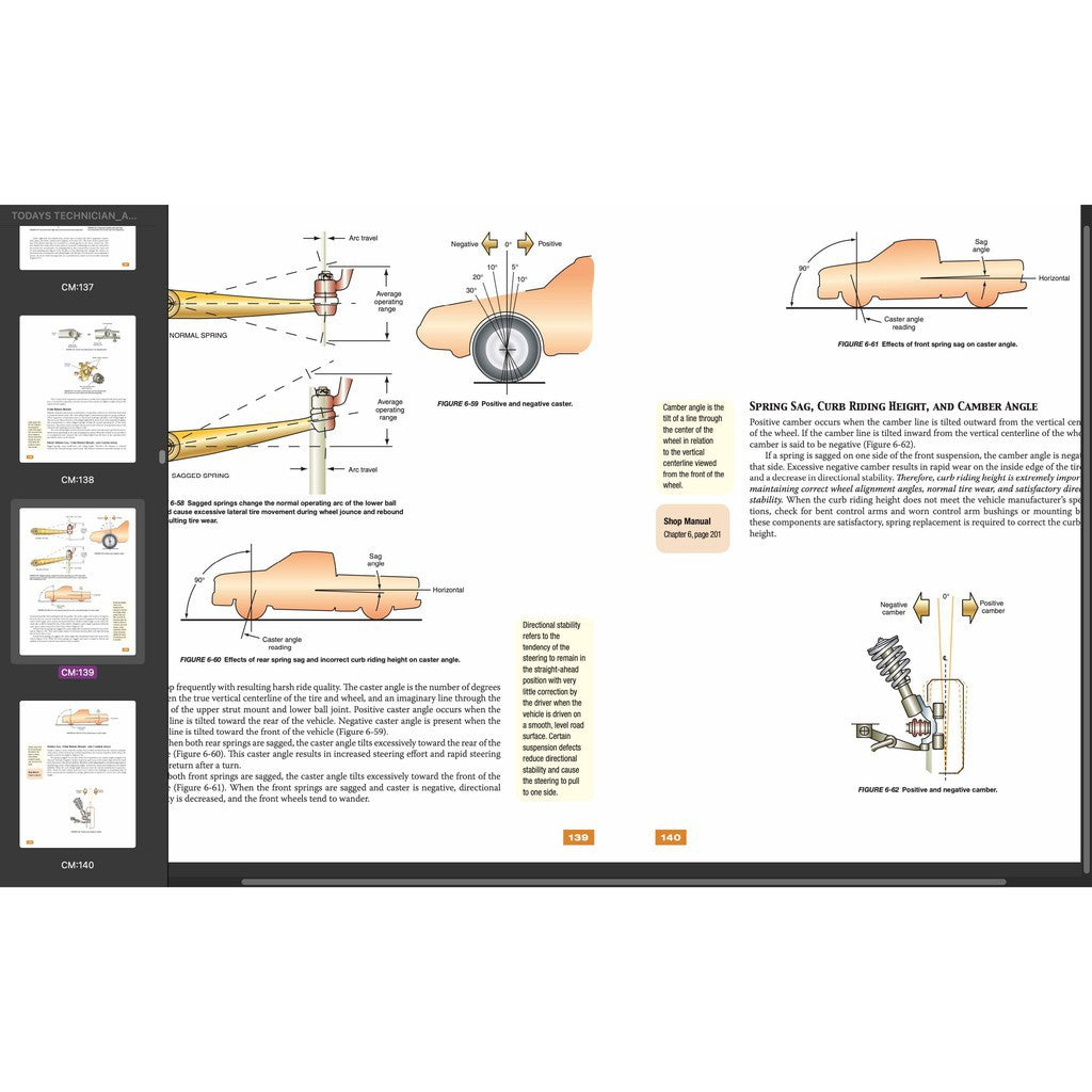 TODAY'S TECHNICIAN: AUTOMOTIVE SUSPENSION & STEERING SYSTEMS - TRAINING AND WORKSHOP MANUAL - Image 3