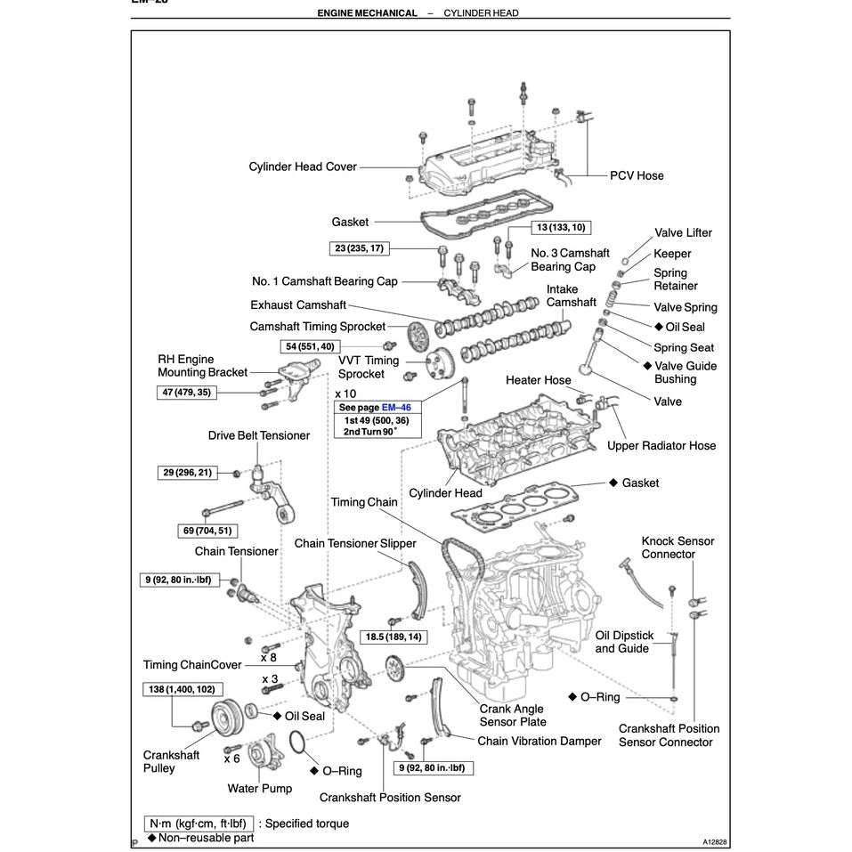 TOYOTA MR-2 SW30 - SPYDER (2000-2007) SERVICE WORKSHOP MANUAL - Image 4