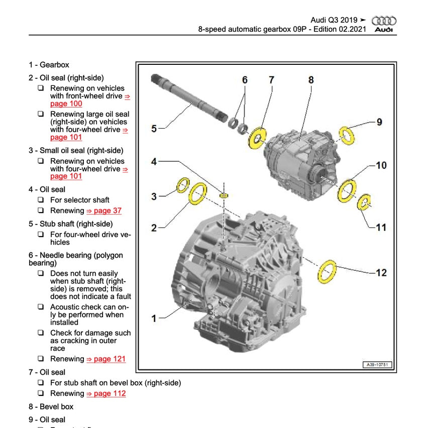 AUDI Q3 F3 (2018+) SERVICE WORKSHOP MANUAL - Image 6
