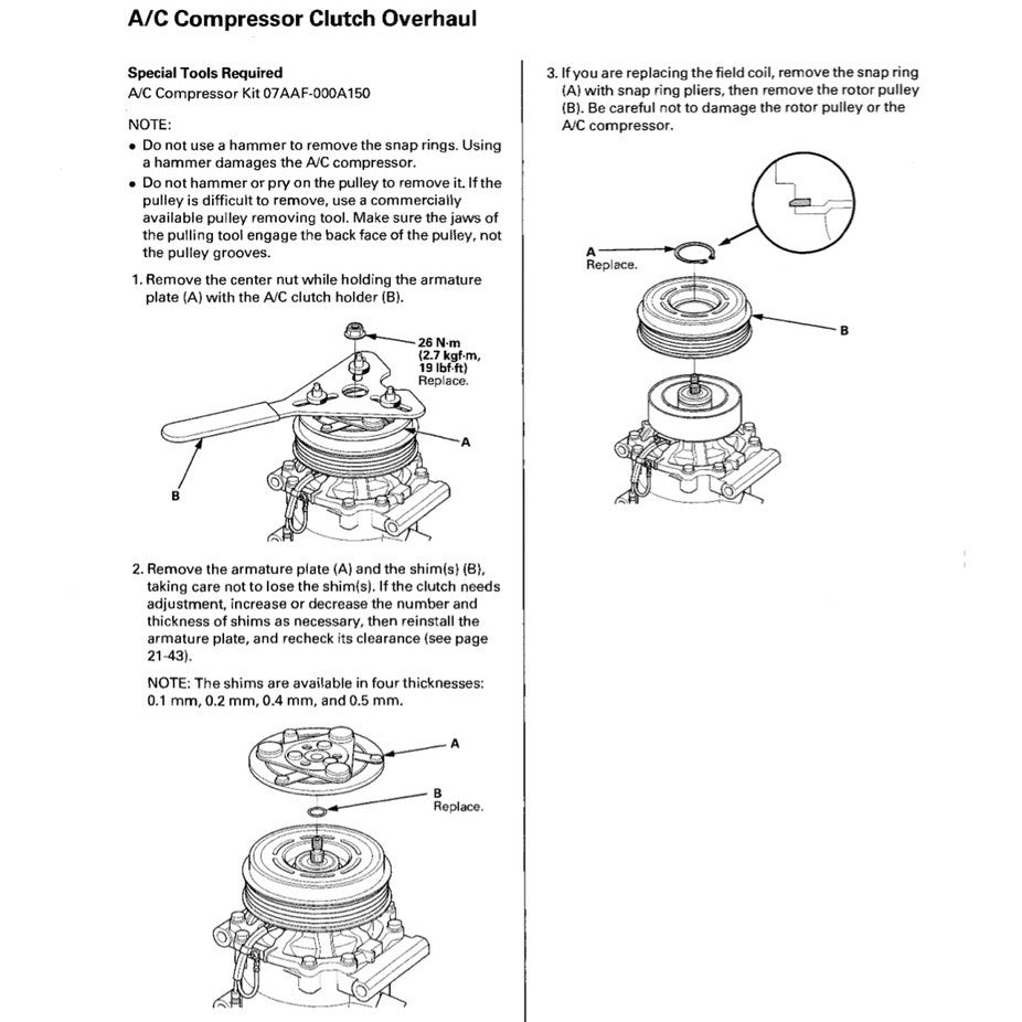 HONDA JAZZ GE (2007-2014) SERVICE WORKSHOP MANUAL - REPLACEMENT HONDA CITY GM2 - Image 5