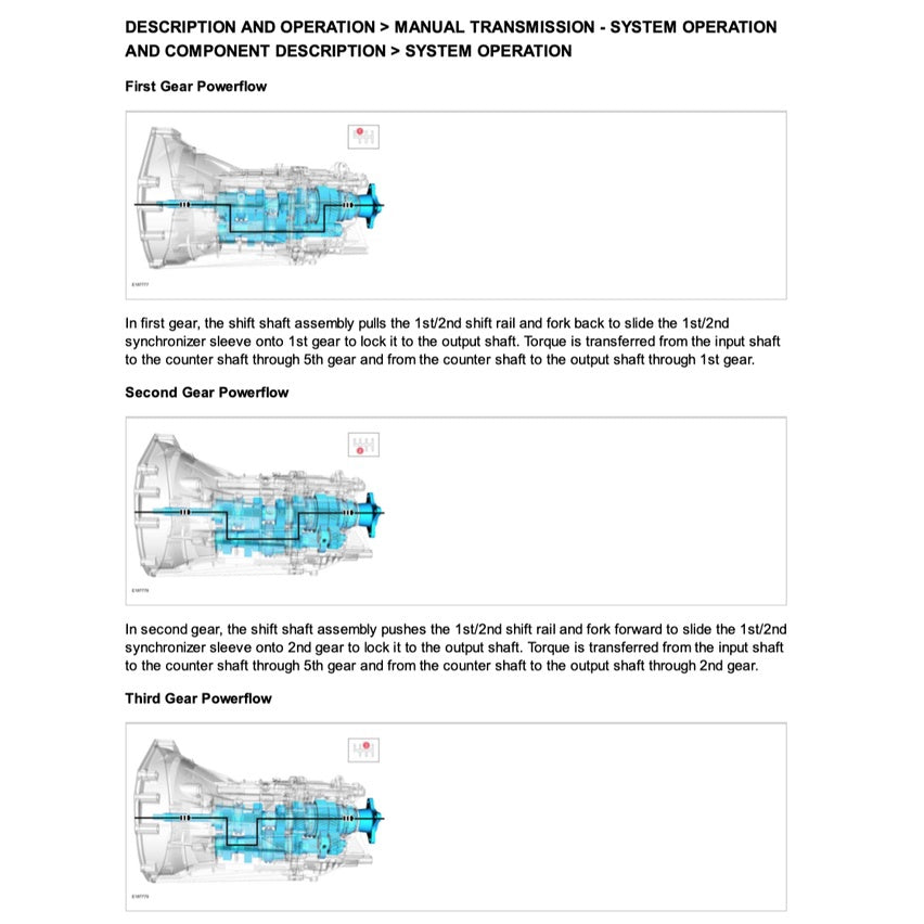 FORD MUSTANG S550 (2015-2021) SERVICE WORKSHOP MANUAL - Image 8