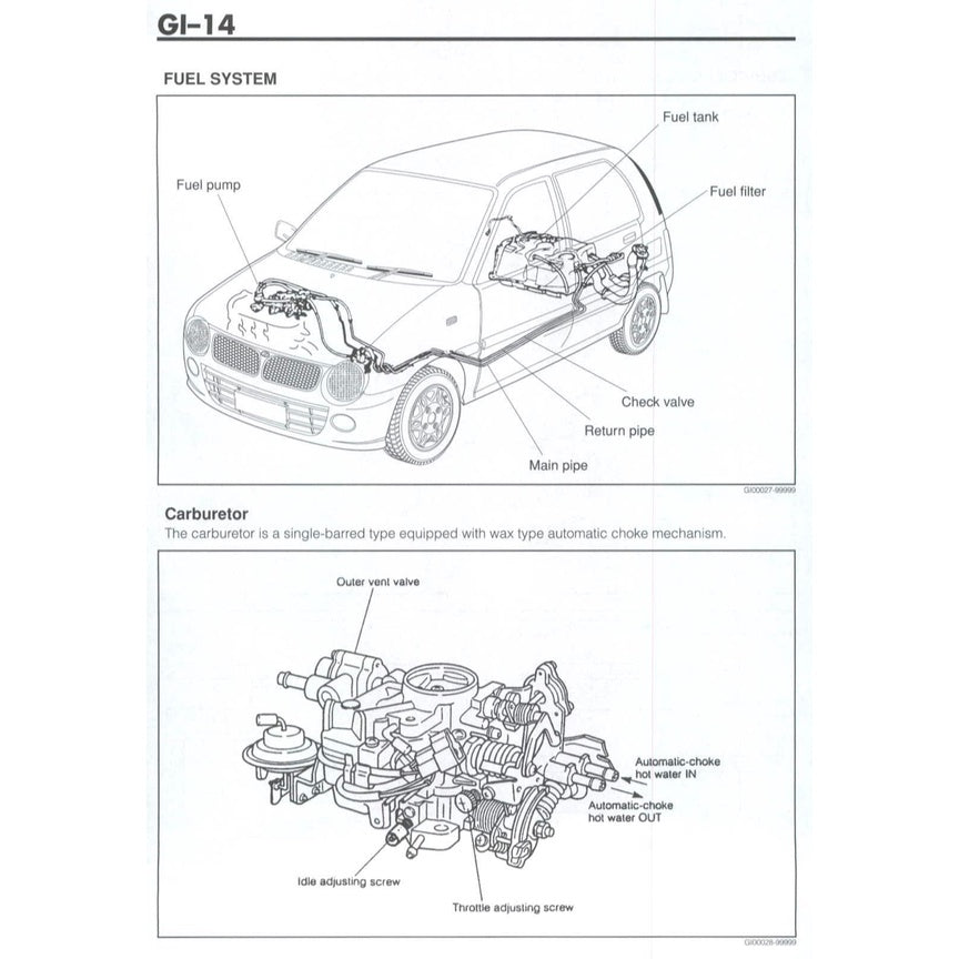 PERODUA KANCIL MK2 (2002-2009) SERVICE WORKSHOP MANUAL - Image 7