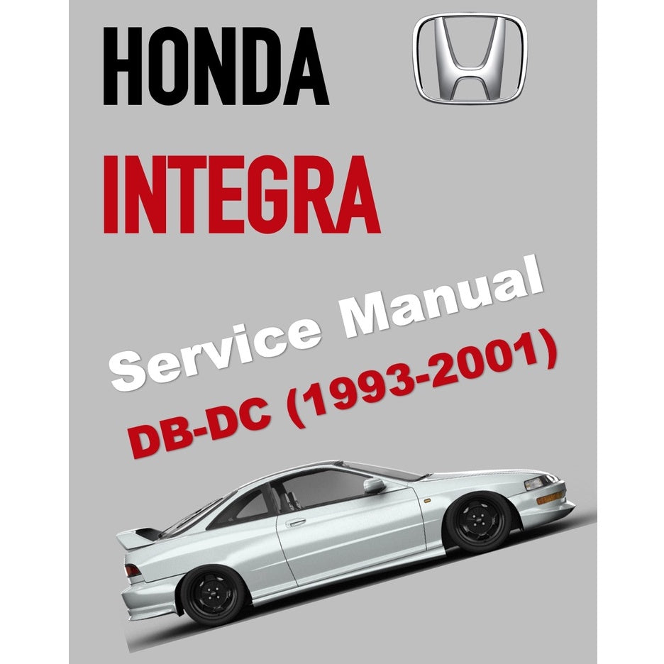 HONDA INTEGRA ACURA DB DC (1993-2001) SERVICE WORKSHOP MANUAL + SUPPLEMENT TYPE R - Image 2
