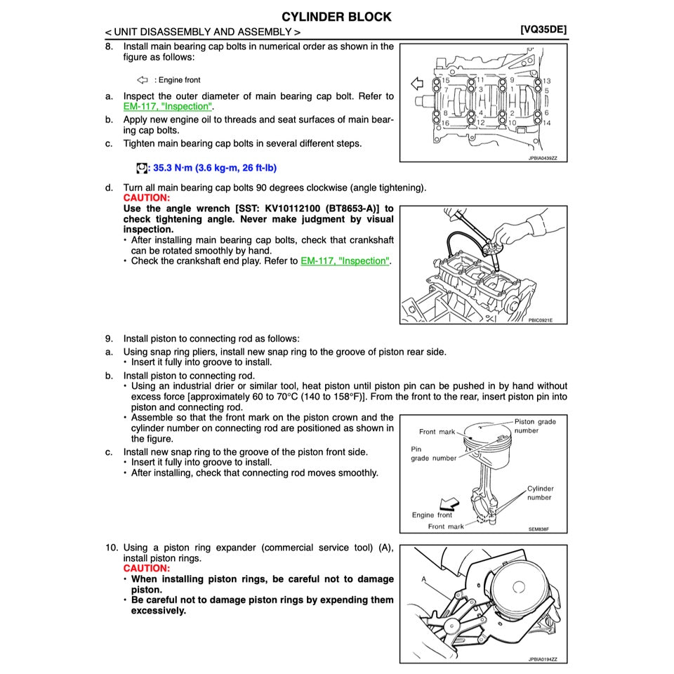 NISSAN ELGRAND HIGHWAY STAR E52 (2010-2021) SERVICE WORKSHOP MANUAL - Image 6