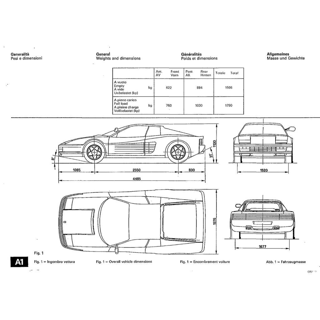 FERRARI TESTAROSSA F110 (1984-1991) SERVICE WORKSHOP MANUAL + PARTS CATALOGUE - Image 3