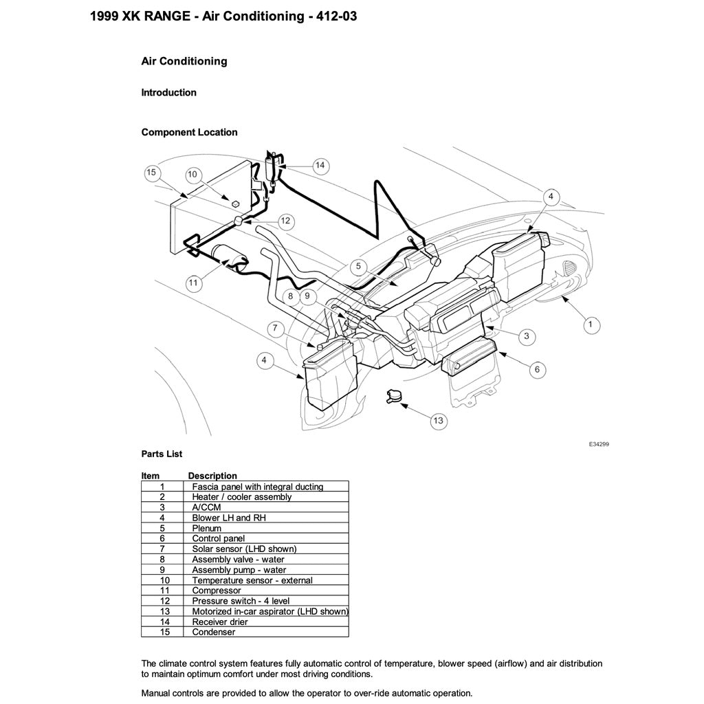 JAGUAR XK8 / XKR (1997-2006) SERVICE WORKSHOP MANUAL + ELECTRICAL MANUAL - Image 5