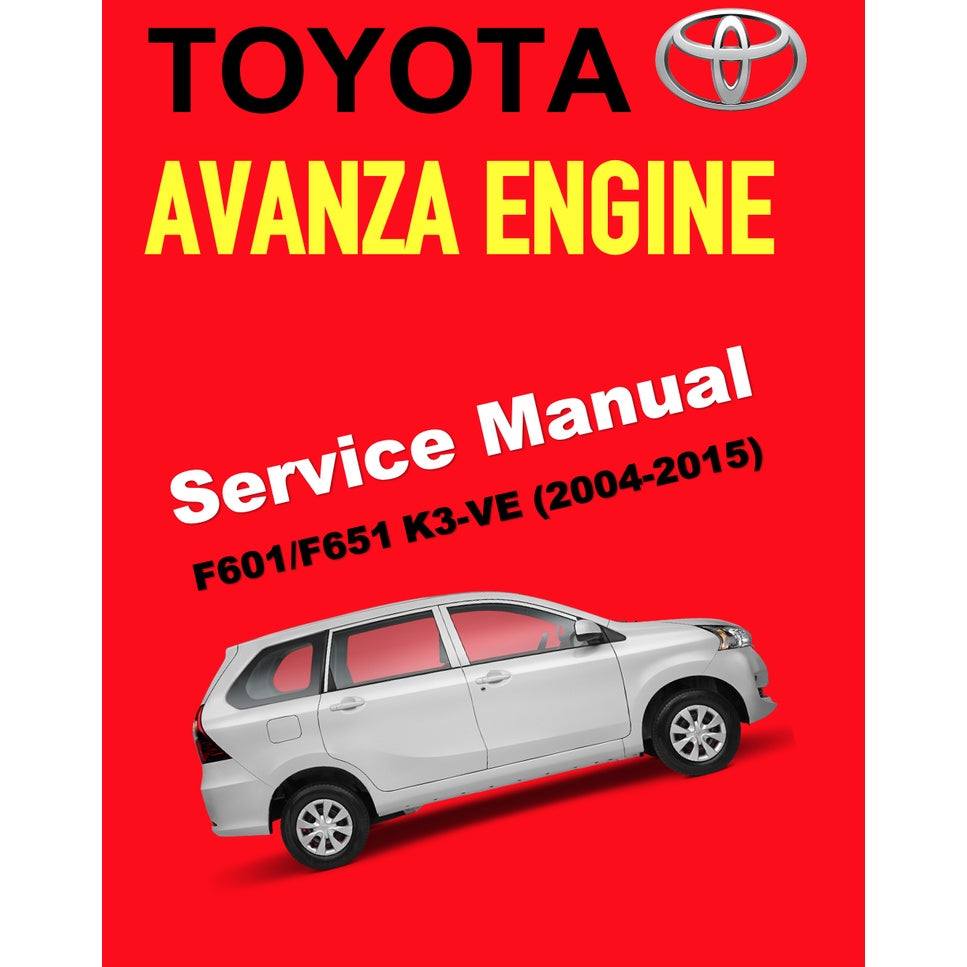 TOYOTA AVANZA F601/651 K3-VE (2004-2015) ENGINE SERVICE WORKSHOP MANUAL - BAHASA (INDO) VERSION - Image 2