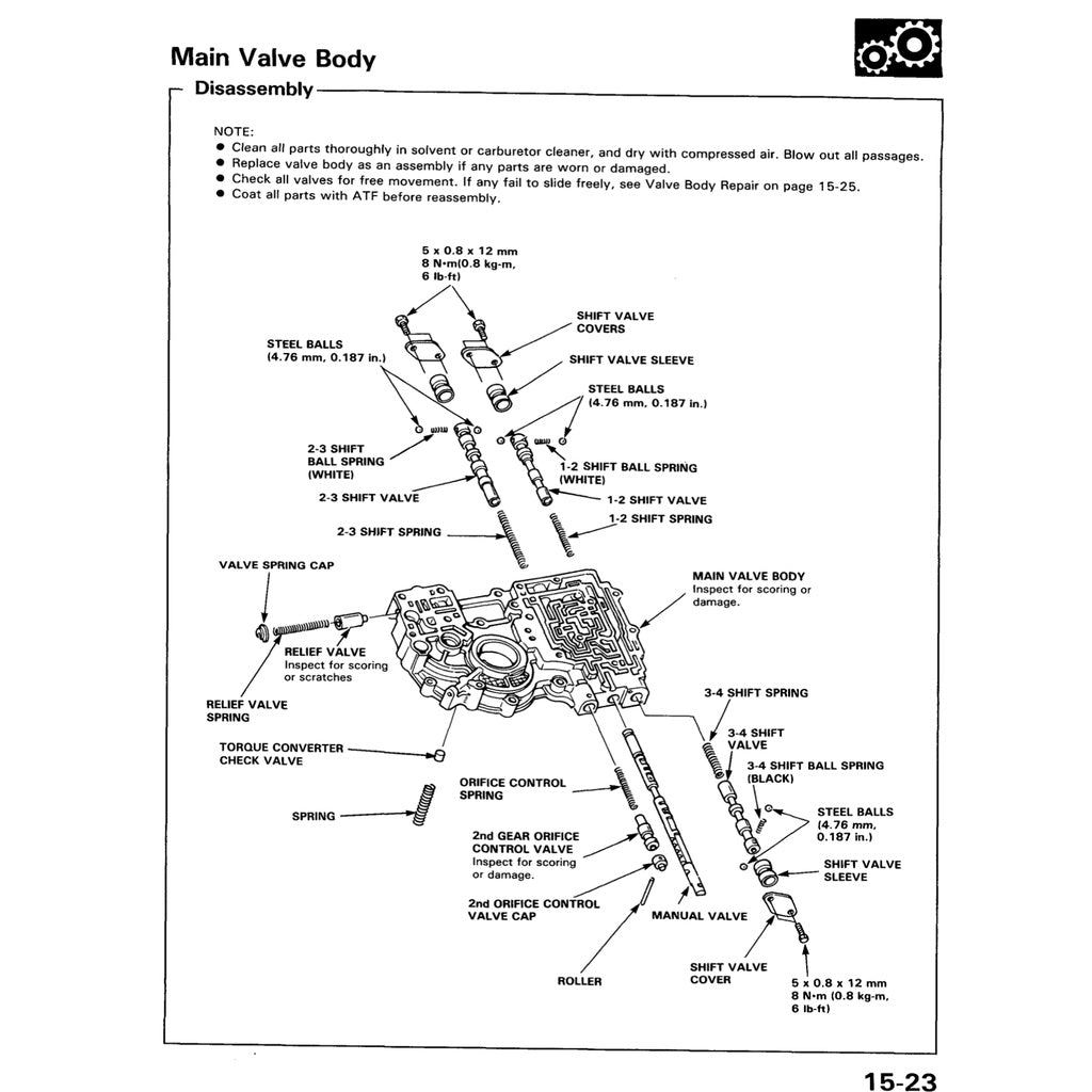HONDA ACCORD 3 CA (1986-1989) SERVICE WORKSHOP MANUAL - Image 4