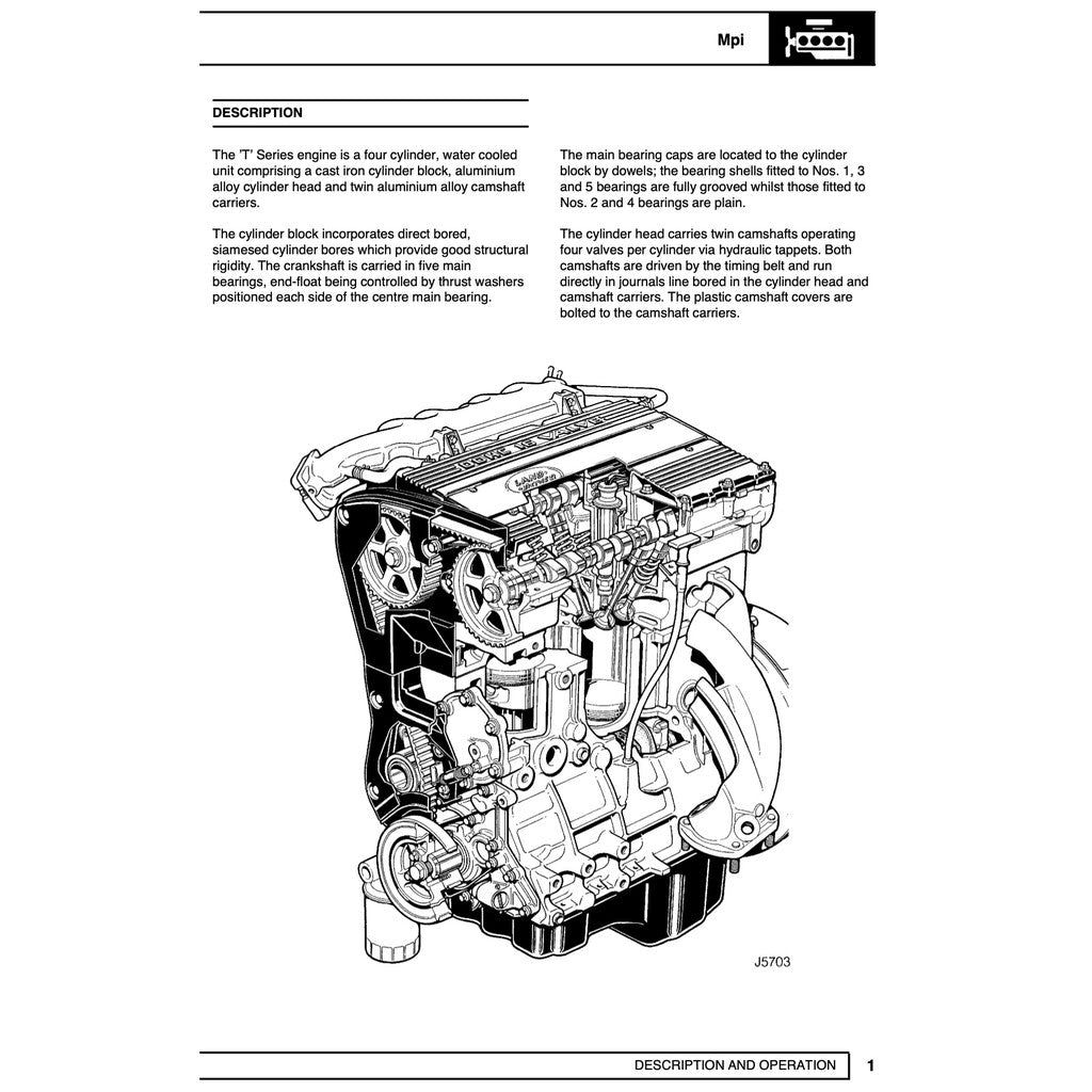 LAND ROVER DISCOVERY SERIES I (1989-1998) SERVICE WORKSHOP MANUAL - Image 4