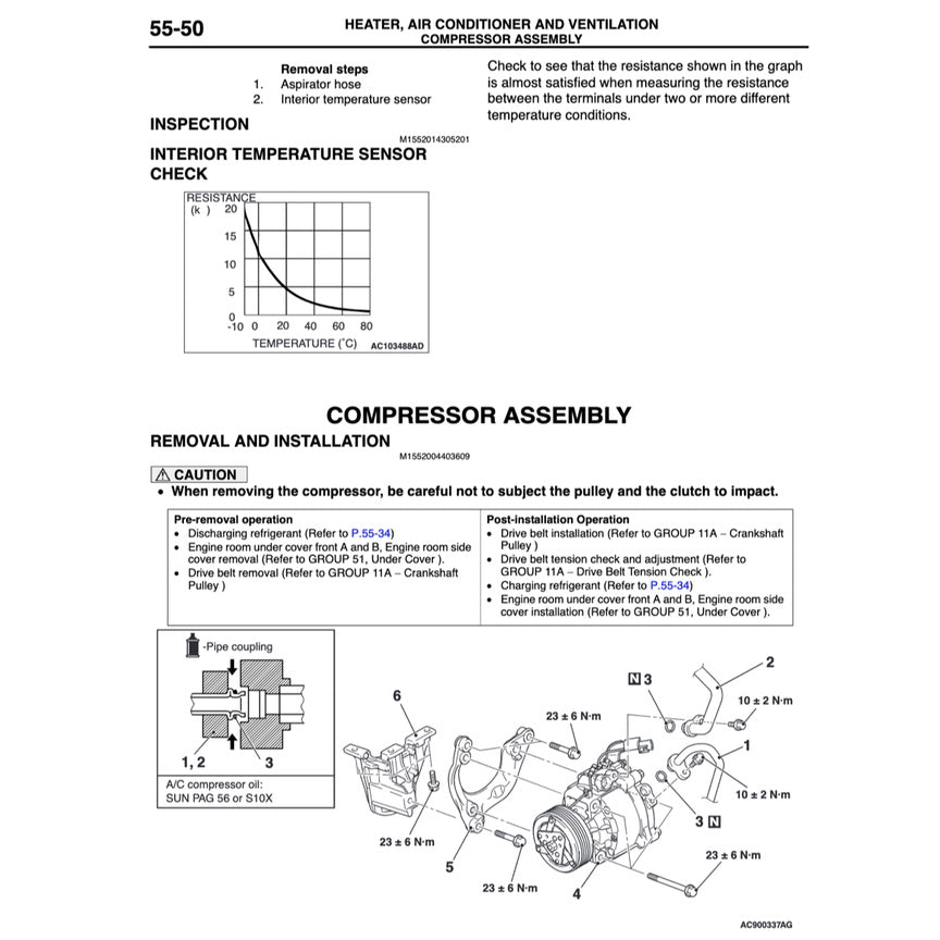 MITSUBISHI OUTLANDER III GF (2013-2018) SERVICE WORKSHOP MANUAL - Image 8