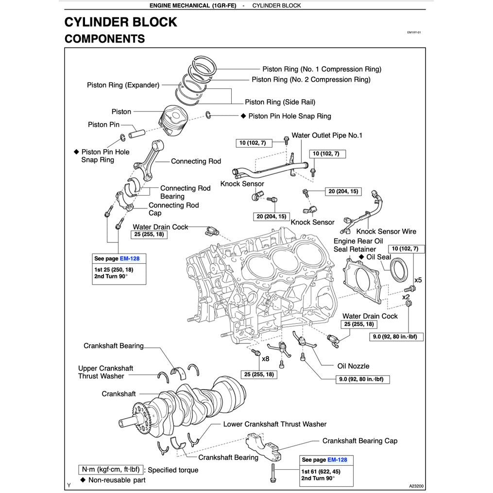 TOYOTA ENGINE 1GR-FE (VVT-I) SERVICE REPAIR WORKSHOP MANUAL - Image 3