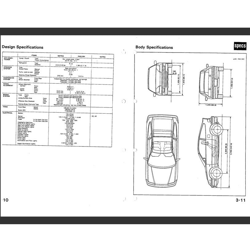 HONDA CIVIC & CRX 4 ED/EE/EF/SH (1988-1991) SERVICE WORKSHOP MANUAL - Image 3