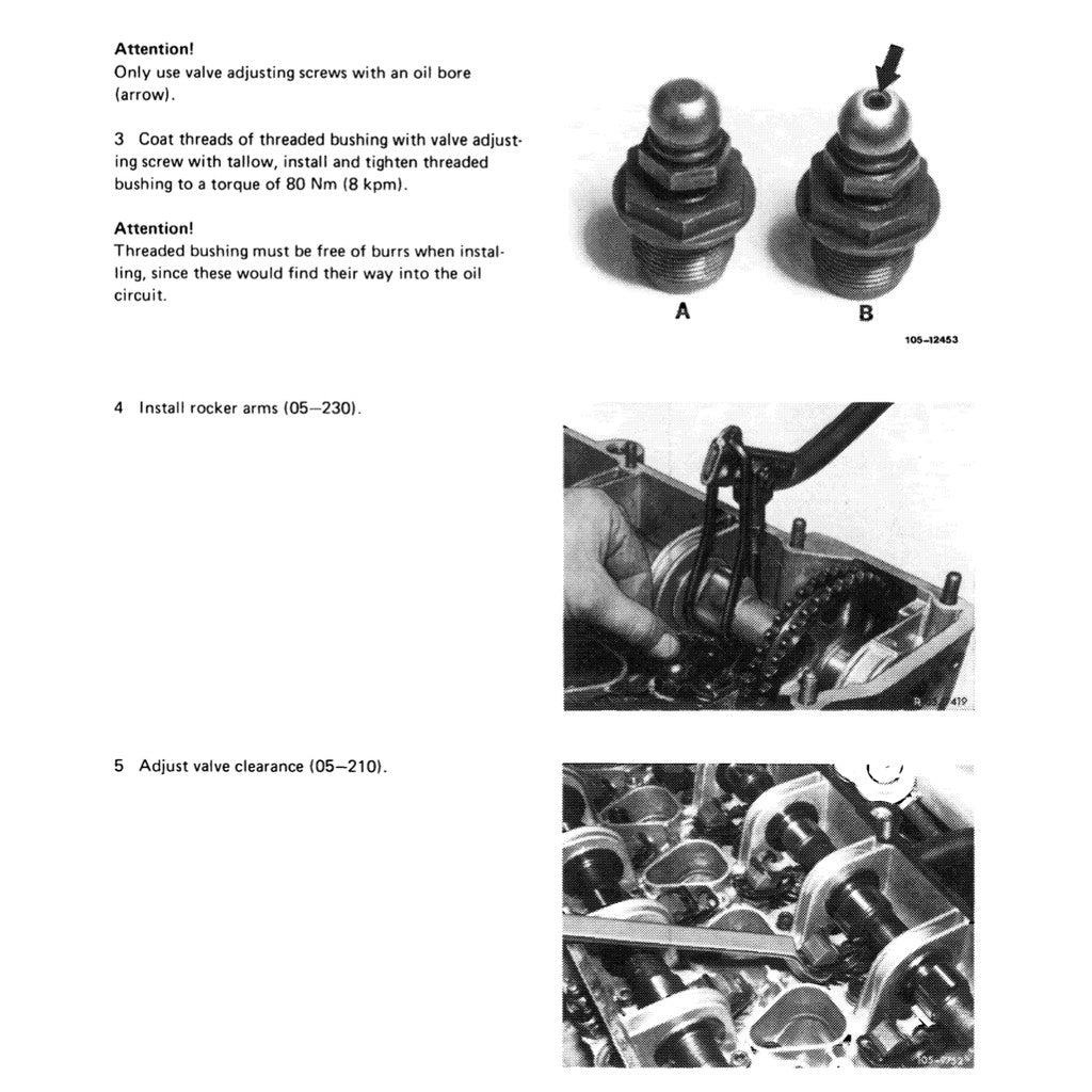 MERCEDES-BENZ ENGINE M110 (1980–1996) SERVICE WORKSHOP MANUAL - Image 5