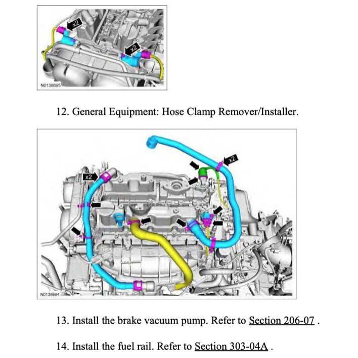 FORD KUGA MK2 C520 (2013-2019) SERVICE WORKSHOP MANUAL - ECOBOOST - Image 6