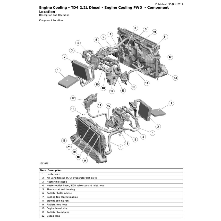 RANGE ROVER EVOQUE L538 (2011-2018) SERVICE WORKSHOP MANUAL - Image 5