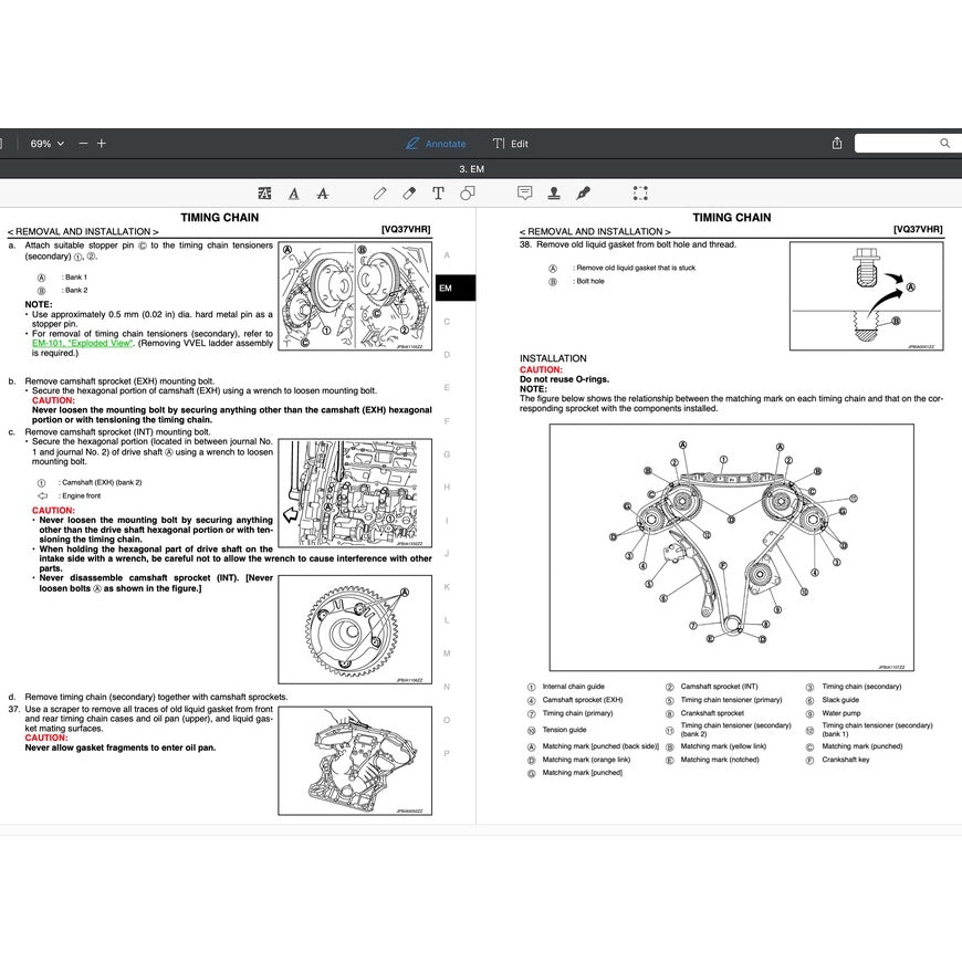 INFINITI Q50 (2014-2022) SERVICE WORKSHOP MANUAL - Image 4