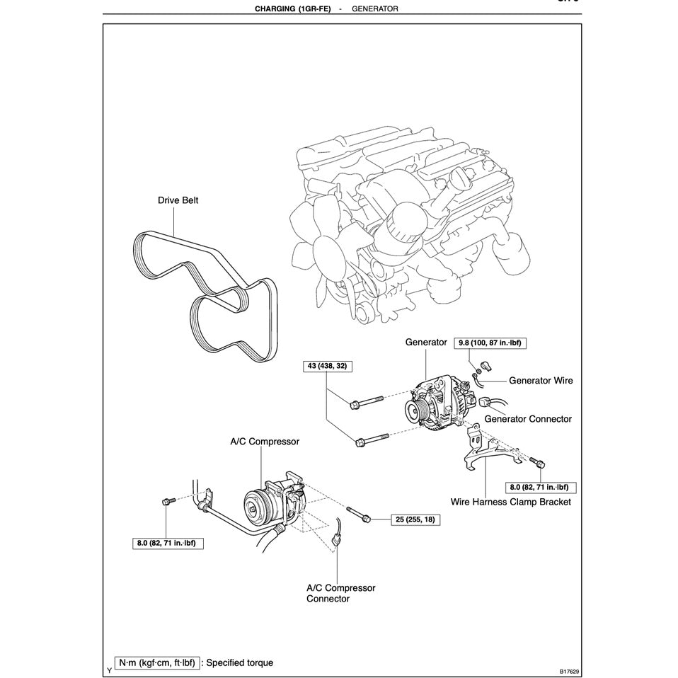 TOYOTA ENGINE 1GR-FE (VVT-I) SERVICE REPAIR WORKSHOP MANUAL - Image 9