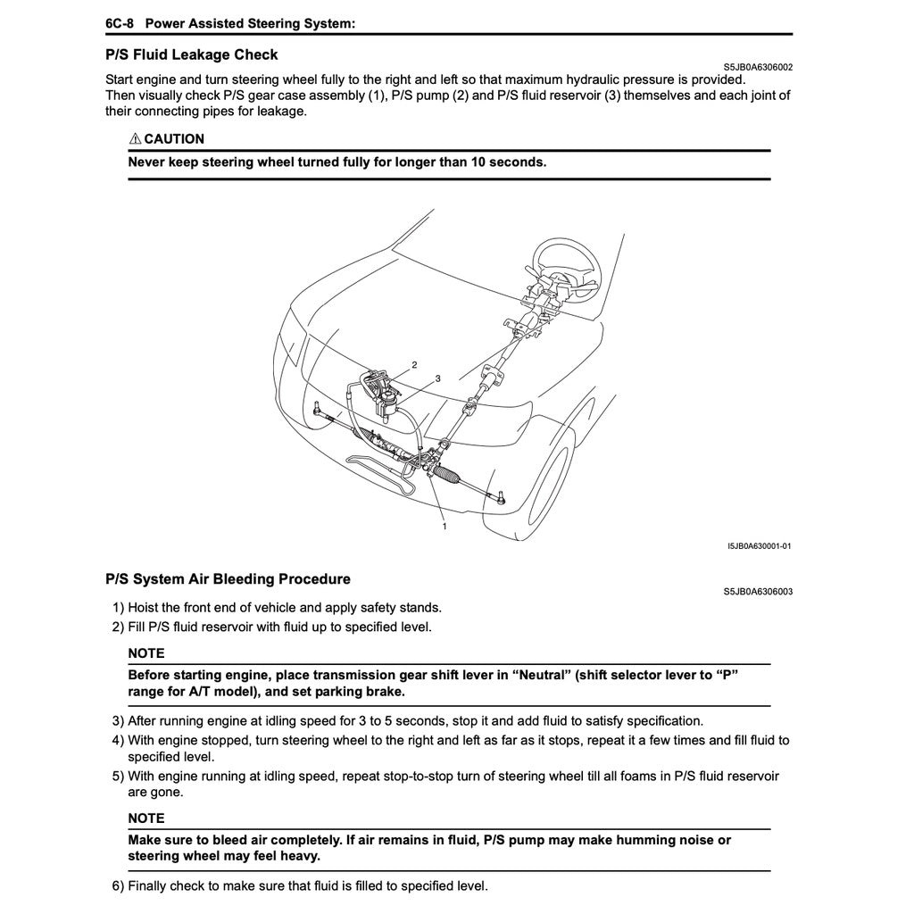SUZUKI GRAND VITARA (2006-2014) SERVICE WORKSHOP MANUAL - Image 5