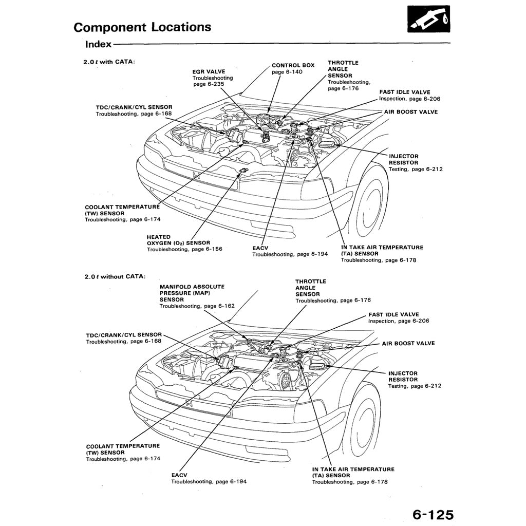 HONDA ACCORD 4 CB (1990-1993) SERVICE WORKSHOP MANUAL - Image 5
