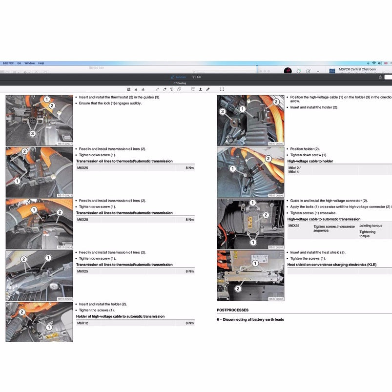 BMW 5 SERIES G30 530e (2017-2022) SERVICE WORKSHOP MANUAL - Image 6