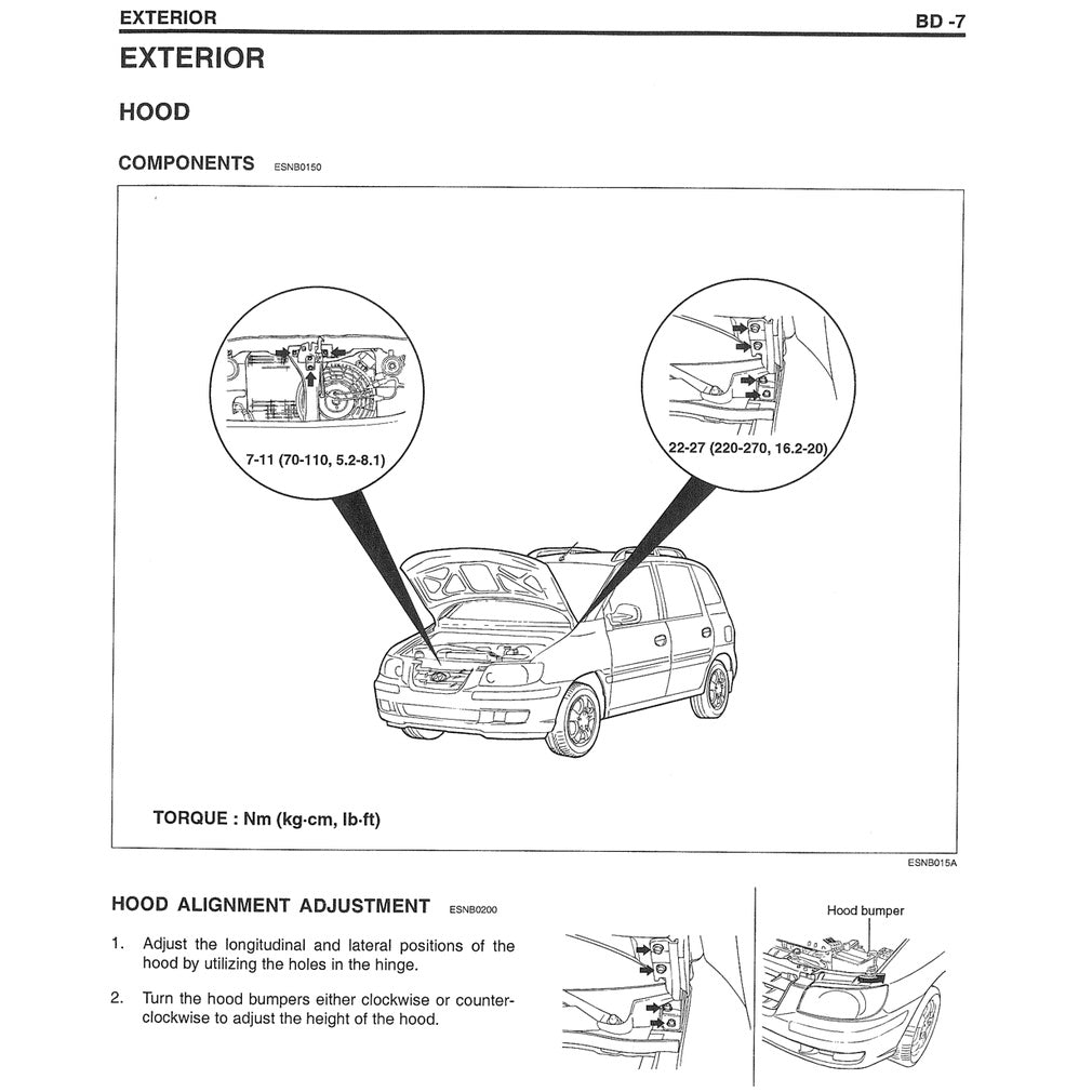 HYUNDAI/INOKOM MATRIX FC (2001-2009) SERVICE WORKSHOP MANUAL + OWNER MANUAL - Image 3