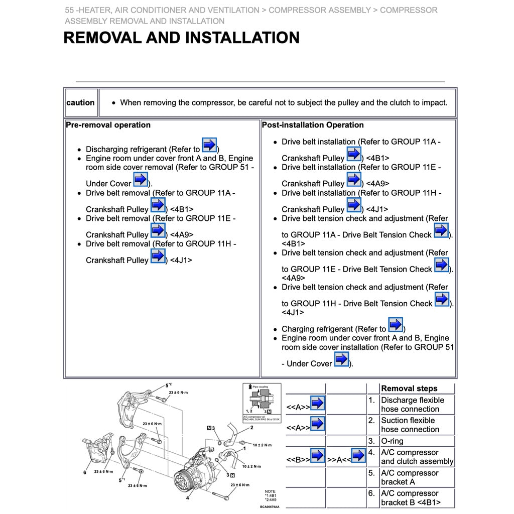 ASX MITSUBISHI ASX (2020-2022) SERVICE WORKSHOP MANUAL - Image 7