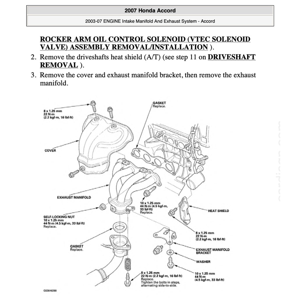 HONDA ACCORD 7 CL (2003-2008) SERVICE WORKSHOP MANUAL - Image 4