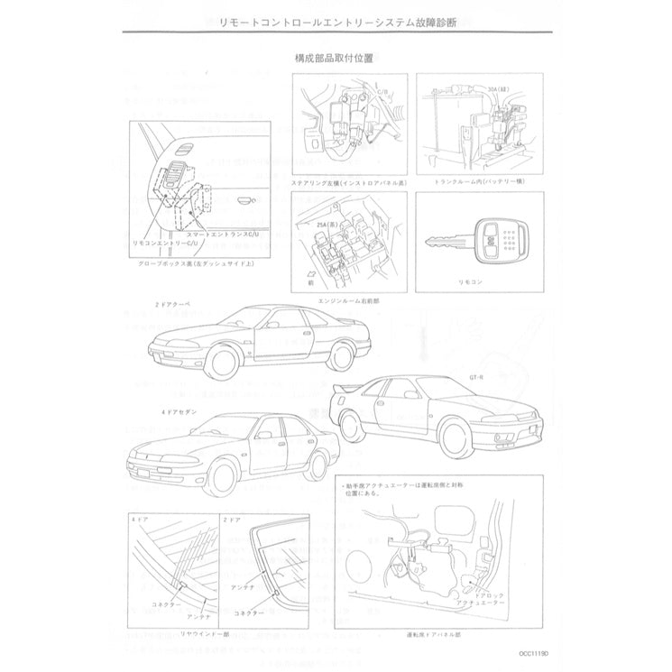 NISSAN SKYLINE GT-R R33 (1995-1998) SERVICE WORKSHOP MANUAL - Image 9