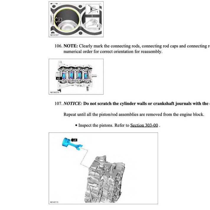 FORD KUGA MK2 C520 (2013-2019) SERVICE WORKSHOP MANUAL - ECOBOOST - Image 4