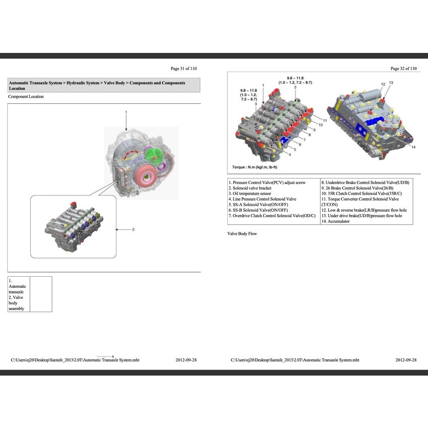 HYUNDAI SANTA FE DM (2013-2018) SERVICE WORKSHOP MANUAL - Image 4