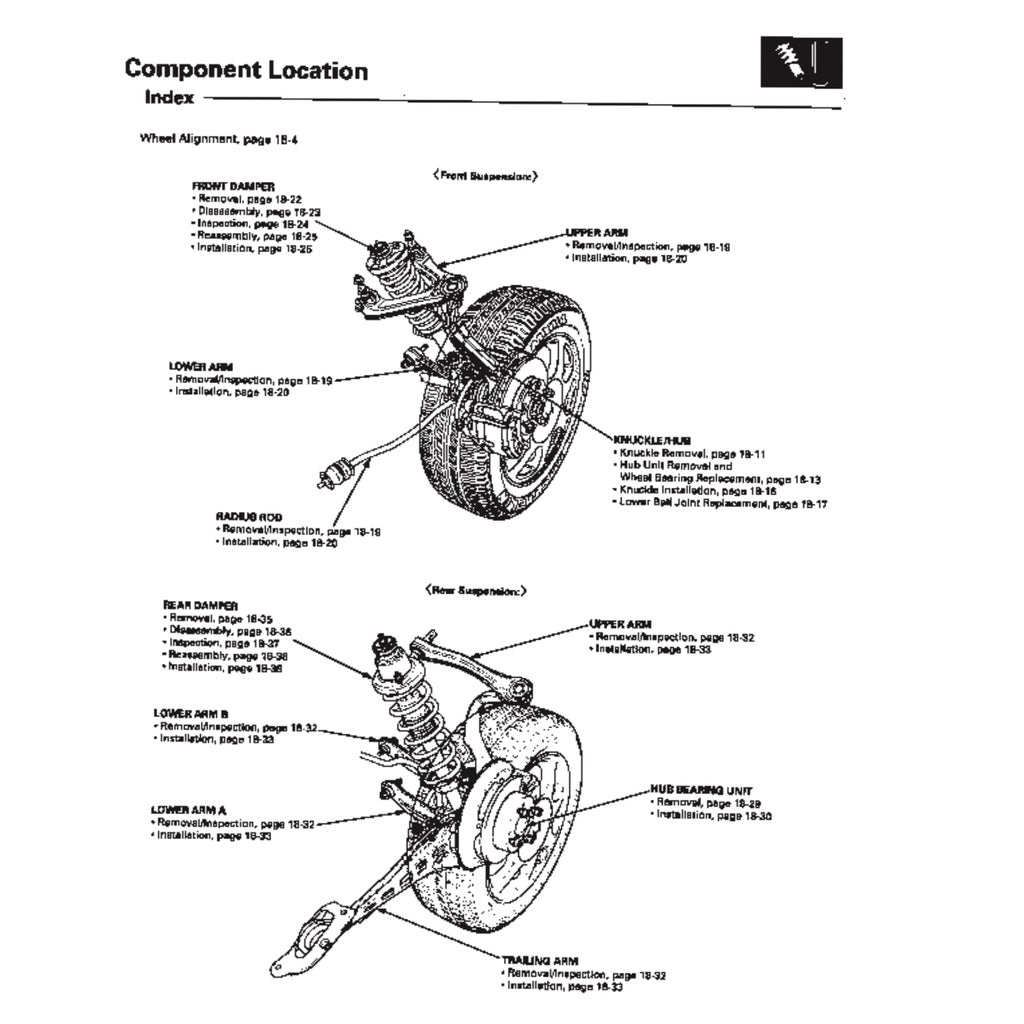 HONDA ACCORD 5 CD (1993-1997) SERVICE WORKSHOP MANUAL - Image 4