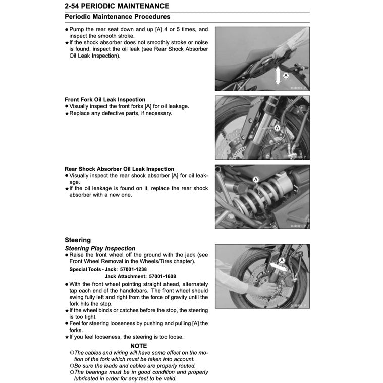 KAWASAKI VERSYS KLE 650 (2015+) SERVICE WORKSHOP MANUAL+ PARTS CATALOGUE + OWNER'S MANUAL - Image 5