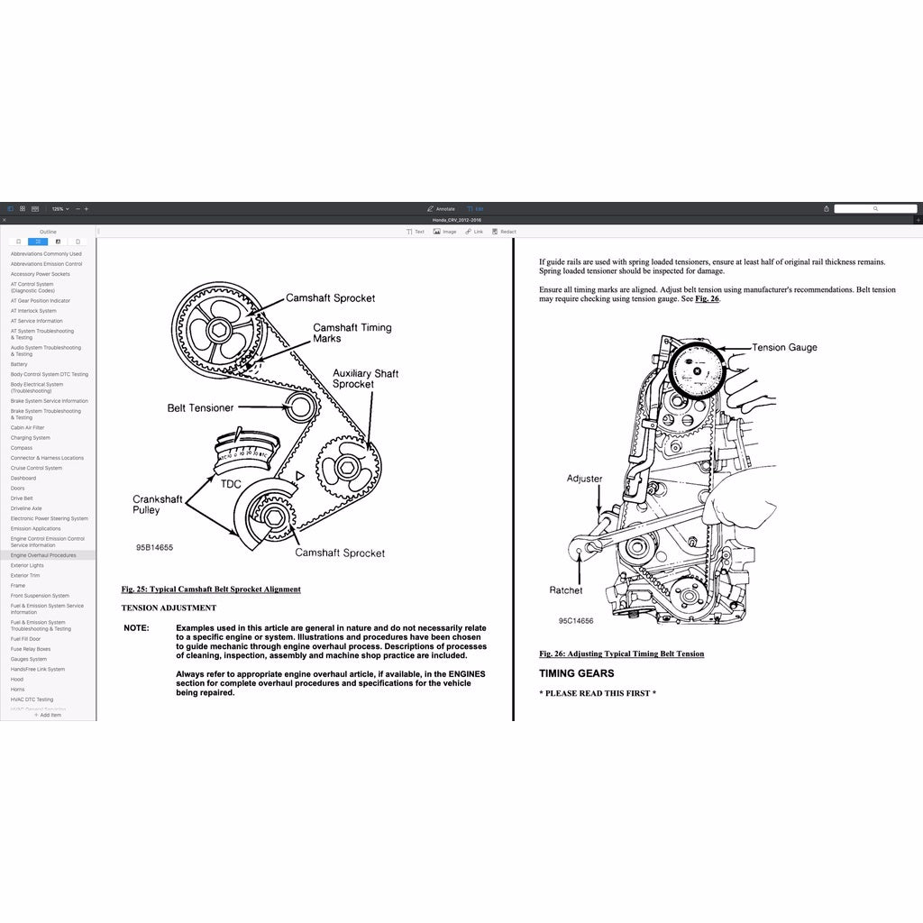 CRV HONDA CR-V RM/RE (2012-2016) SERVICE WORKSHOP MANUAL - Image 10