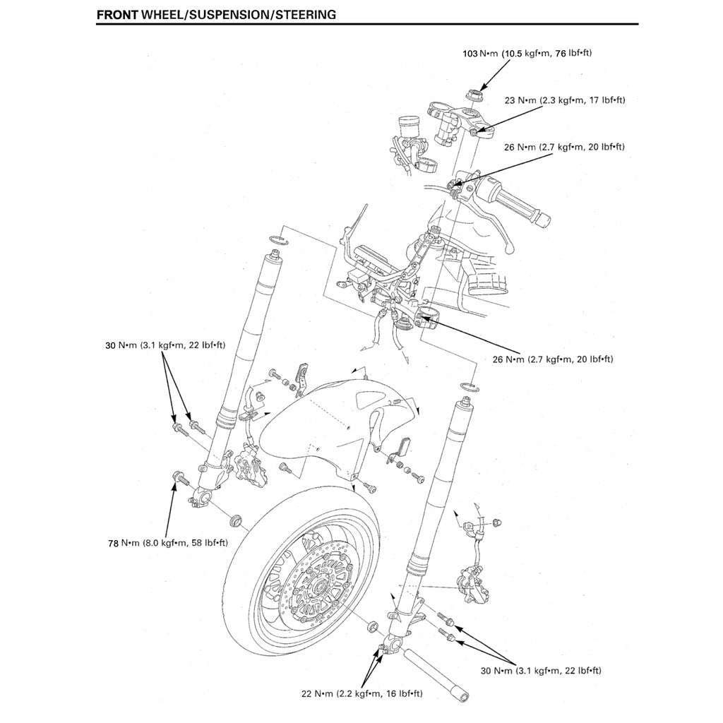 HONDA CBR954RR FIREBLADE (2002-2003) SERVICE REPAIR MANUAL + PARTS CATALOGUE + OWNER'S MANUAL - Image 4