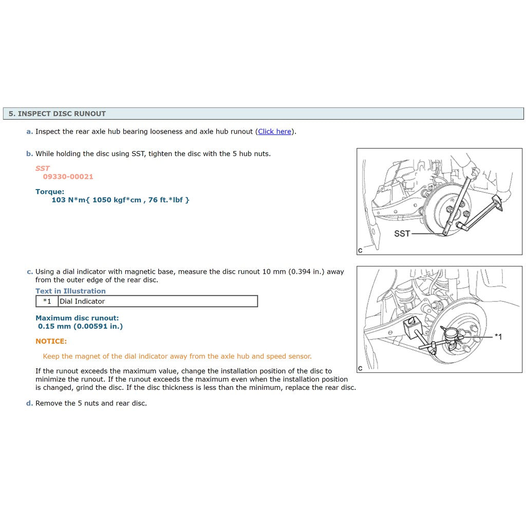 LEXUS CT200h (2011-2017) SERVICE WORKSHOP MANUAL - Image 5