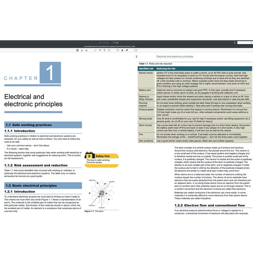 AUTOMOBILE ELECTRICAL AND ELECTRONIC SYSTEMS, 5th Edition, 2018 - TOM DENTON - Image 3