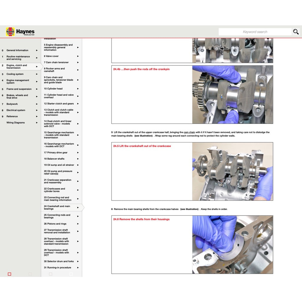 HONDA CRF1000 A/A2/D/D2 AFRICA TWIN (2016-2019) SERVICE WORKSHOP MANUAL - Image 8