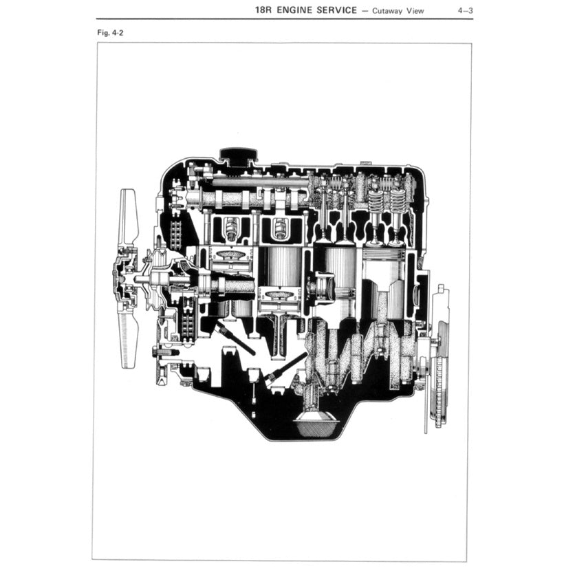 TOYOTA ENGINE 18R /18R-C/ 18R-G SERVICE WORKSHOP MANUAL - Image 4