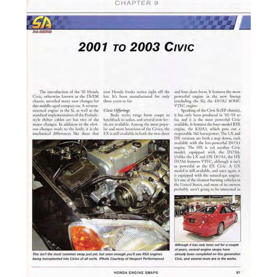 HONDA ENGINE SWAPS (2008) H, B, D, K & ZC SERIES - Image 8