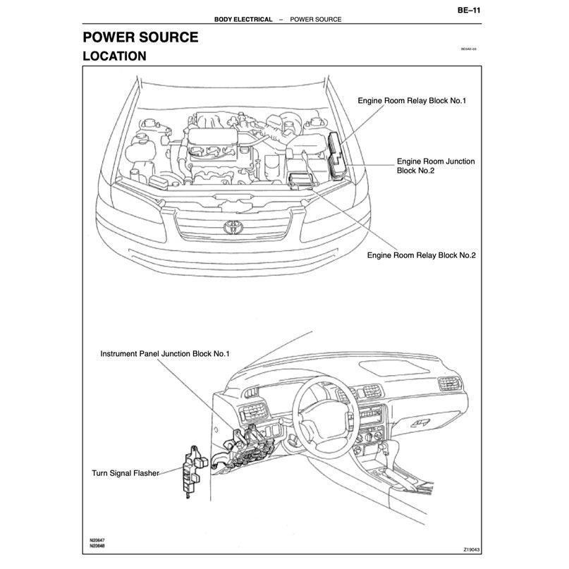 TOYOTA CAMRY ACV20 (1997-2001) SERVICE WORKSHOP MANUAL - Image 7
