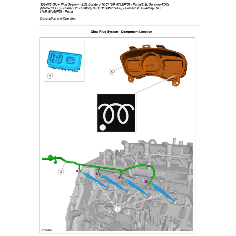FORD ENGINE DURATORQ /PUMA 2.2.L TDCI SERVICE WORKSHOP MANUAL - Image 8