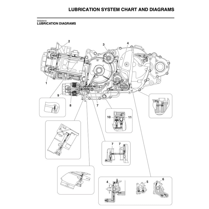 T-MAX YAMAHA TMAX XP500/A (2012-2014) SERVICE WORKSHOP MANUAL + PARTS CATALOGUE + OWNER'S MANUAL - Image 4