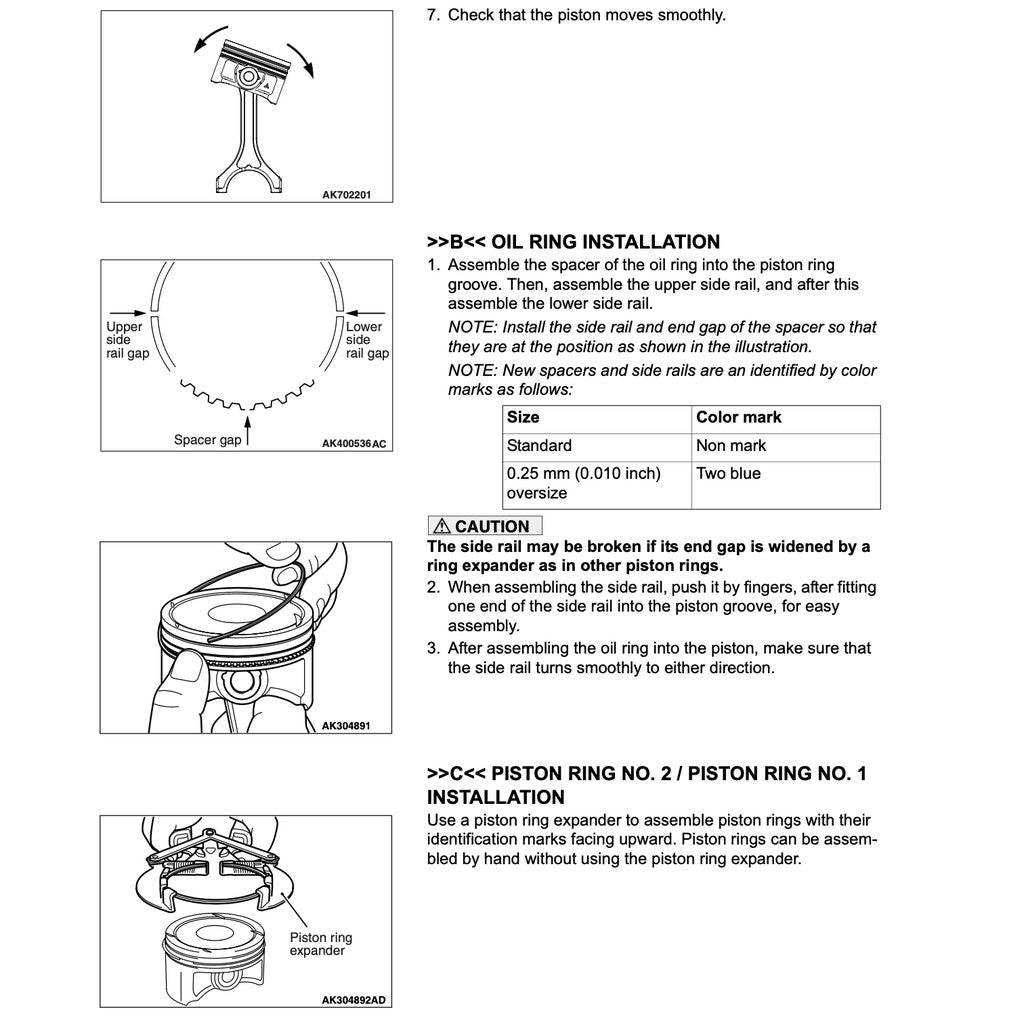 MITSUBISHI LANCER EVO X (2008-2102) SERVICE WORKSHOP MANUAL - Image 7