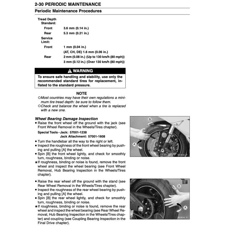 KAWASAKI ZX-6R (2009-2012) SERVICE WORKSHOP MANUAL + OWNER'S MANUAL - Image 5