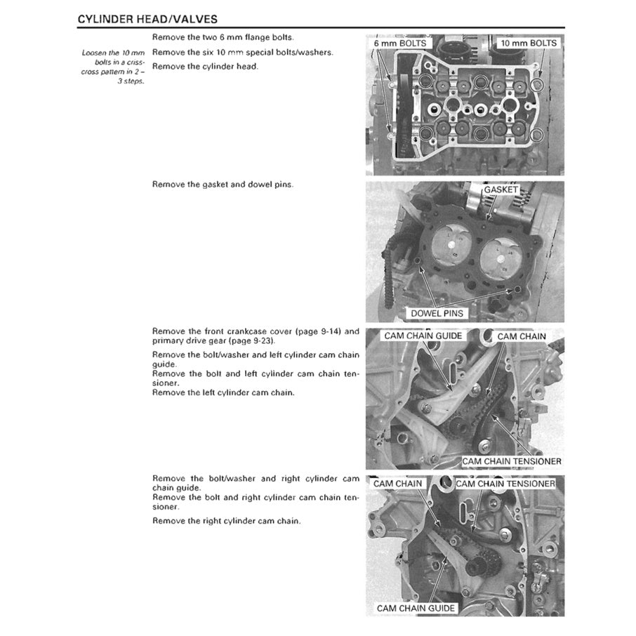 HONDA ST1300/A (2003-2010) SERVICE WORKSHOP MANUAL + PARTS CATALOGUE + OWNER'S MANUAL - Image 7